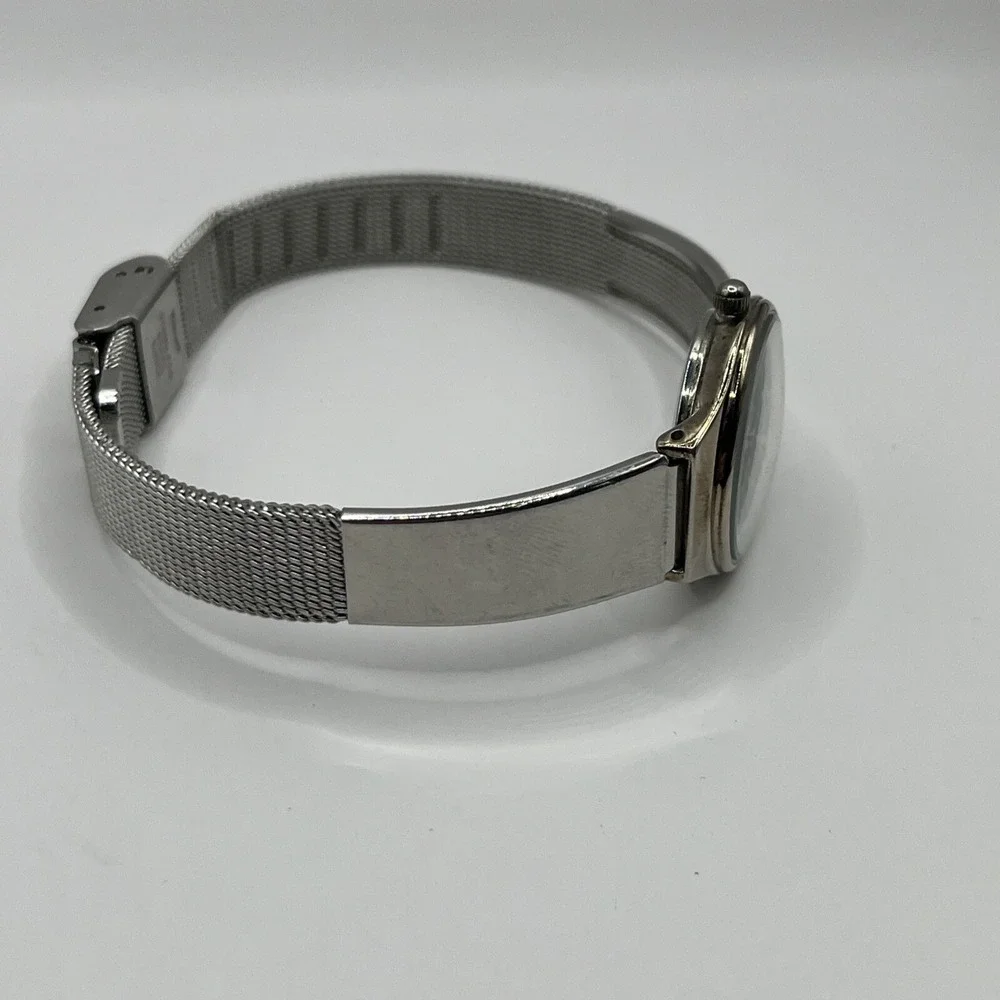Fusion Atomic Wristwear Mesh Band Quartz Analog Women's‎ Watch- New Battery!